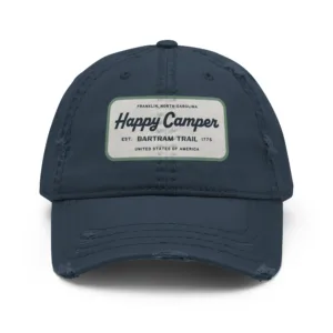Happy Camper Distressed Dad Hat