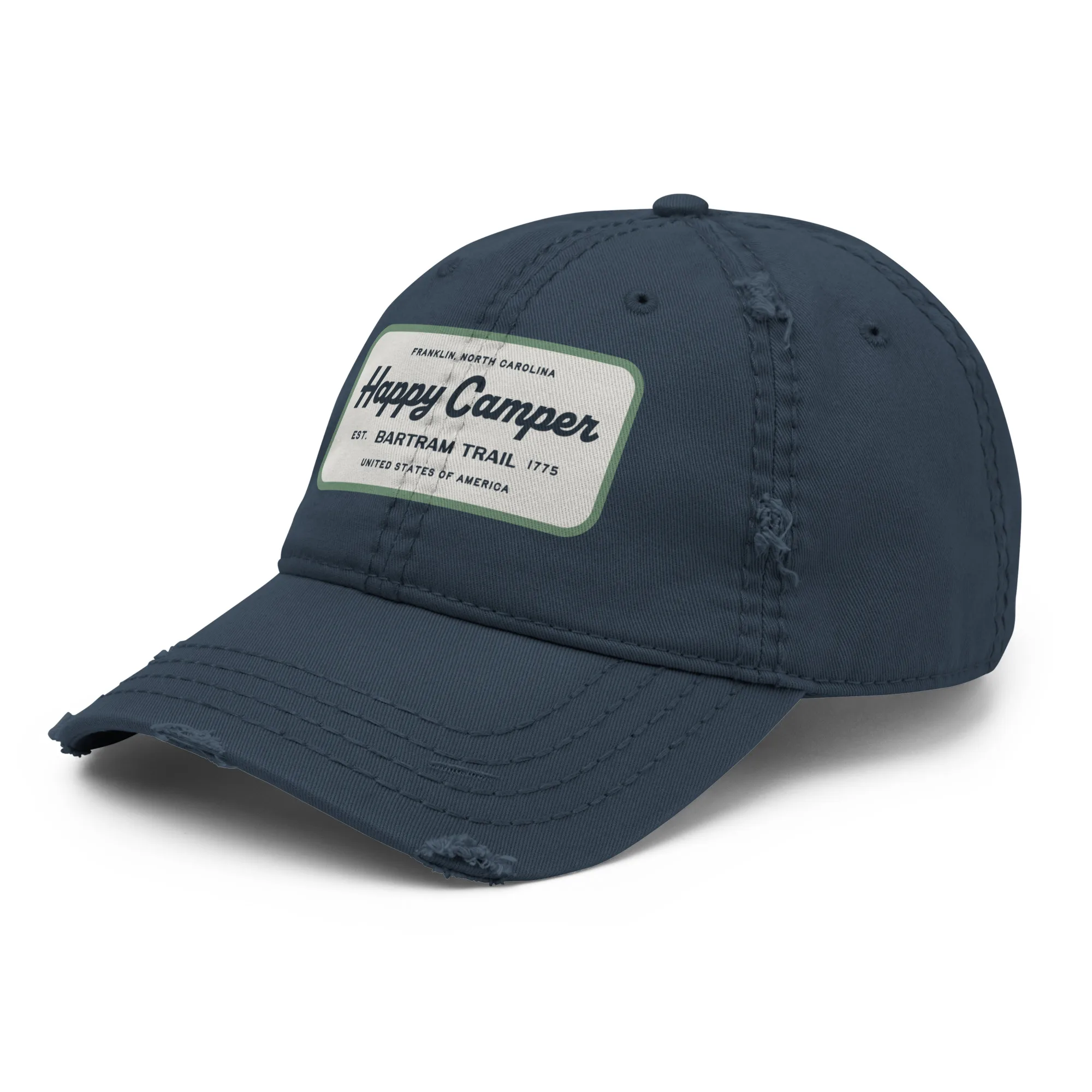 Happy Camper Distressed Dad Hat - Image 4