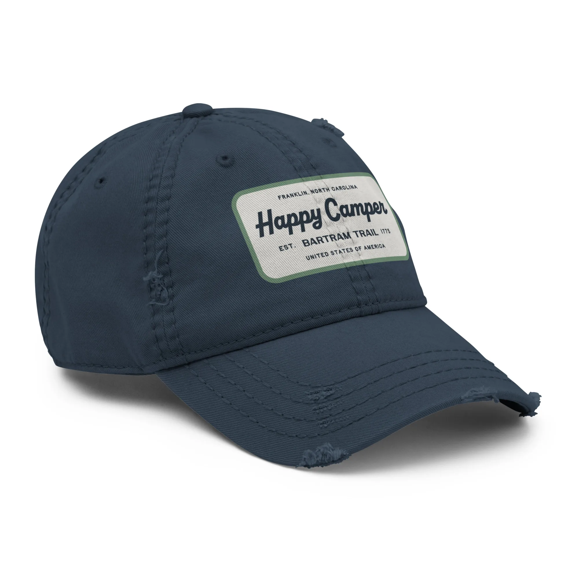 Happy Camper Distressed Dad Hat - Image 3
