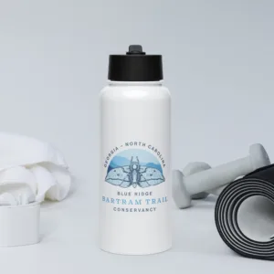 The Conservancy Stainless steel water bottle with a straw lid