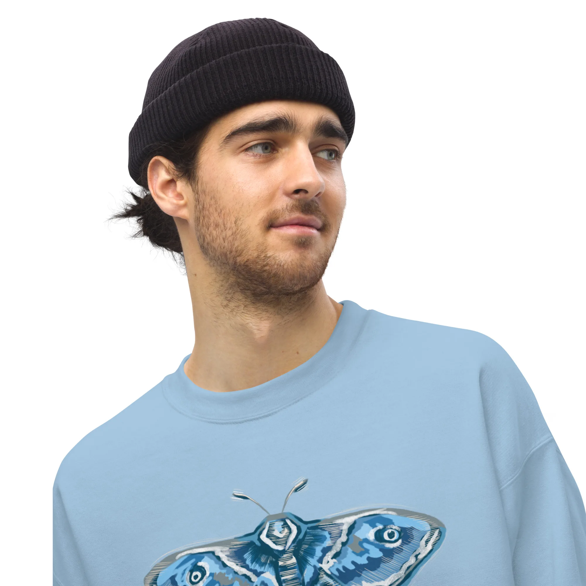 Muted Moth Unisex Sweatshirt - Image 8