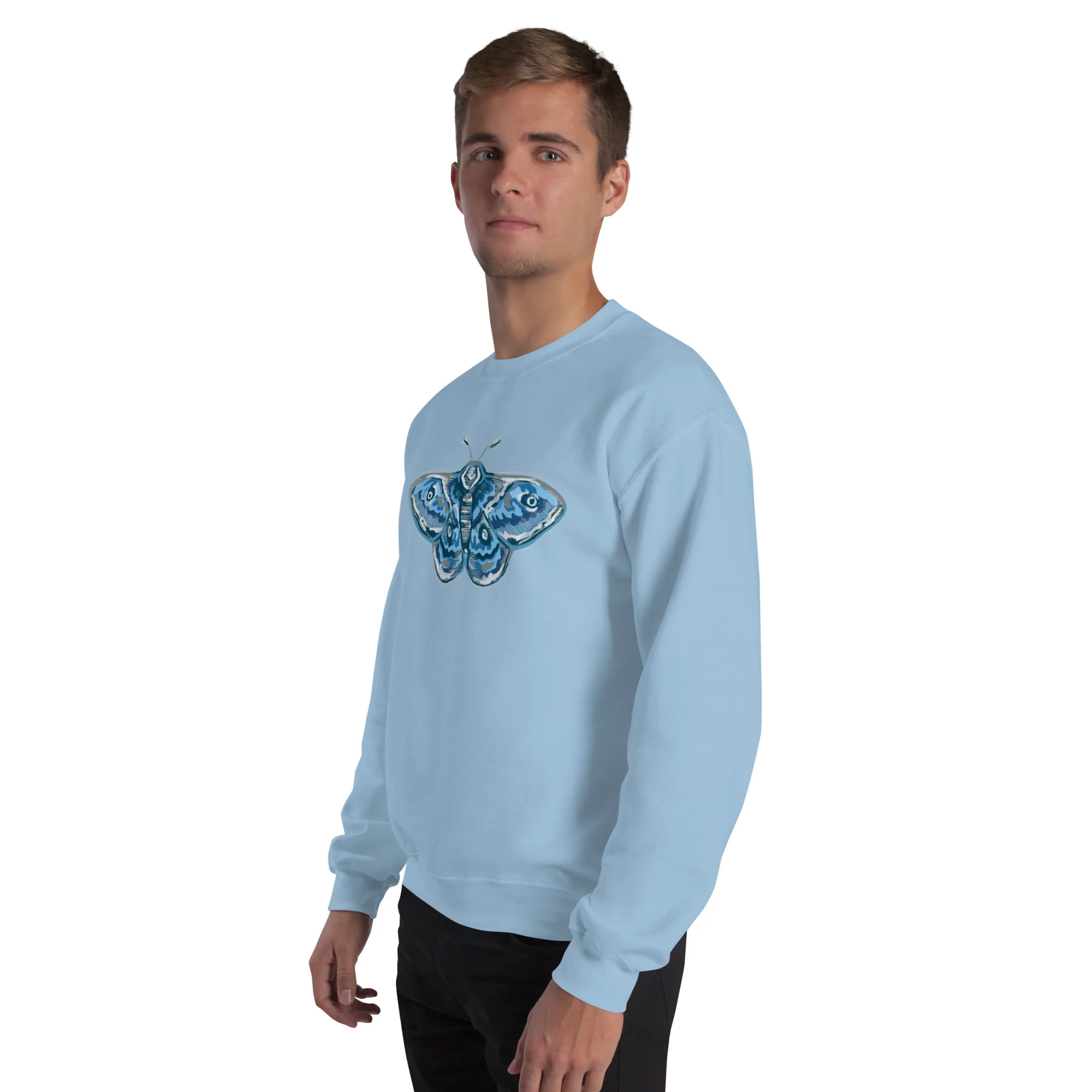 Muted Moth Unisex Sweatshirt - Image 7