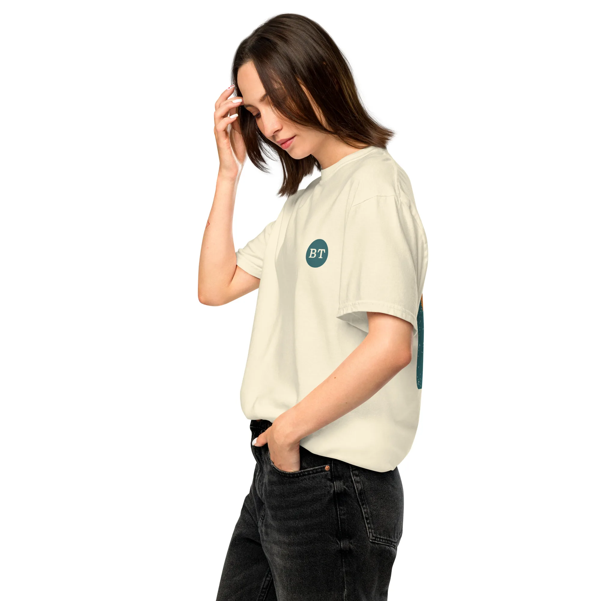 Wild Beauty heavyweight t-shirt - Image 5