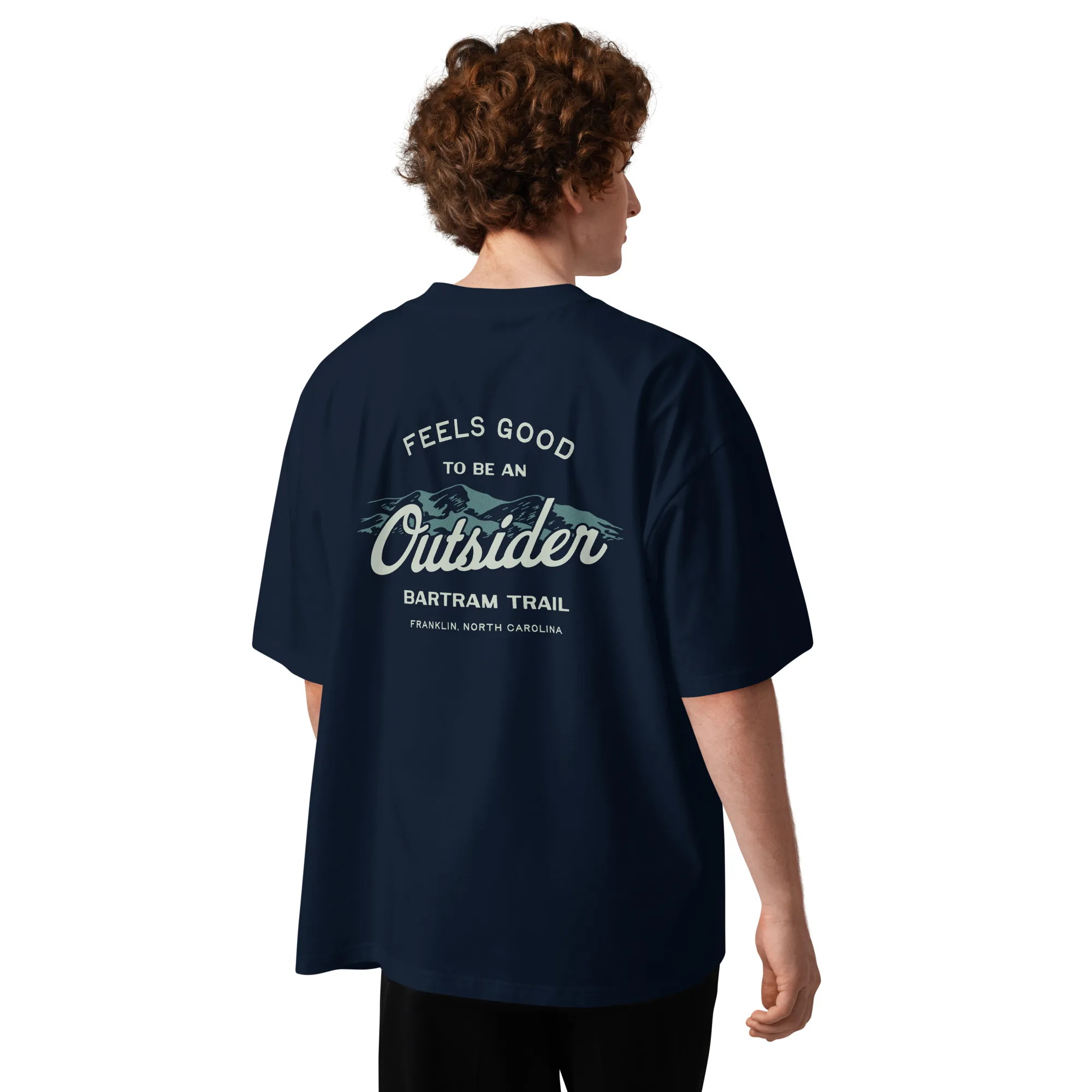Outsider organic oversized high neck t-shirt - Image 5