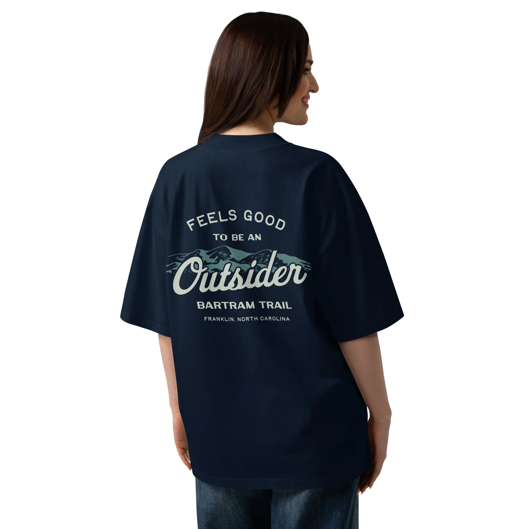Outsider organic oversized high neck t-shirt - Image 7
