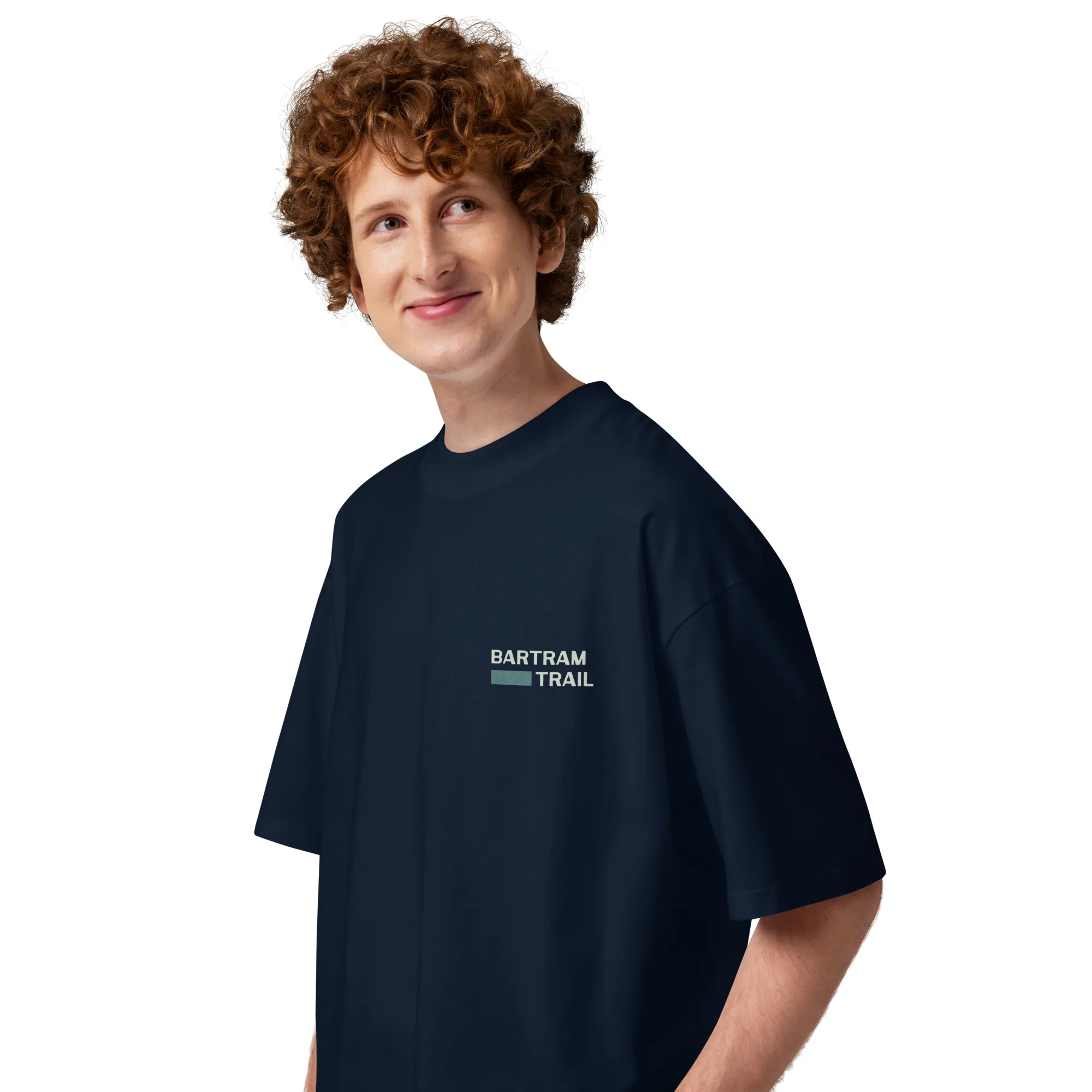 Outsider organic oversized high neck t-shirt - Image 6