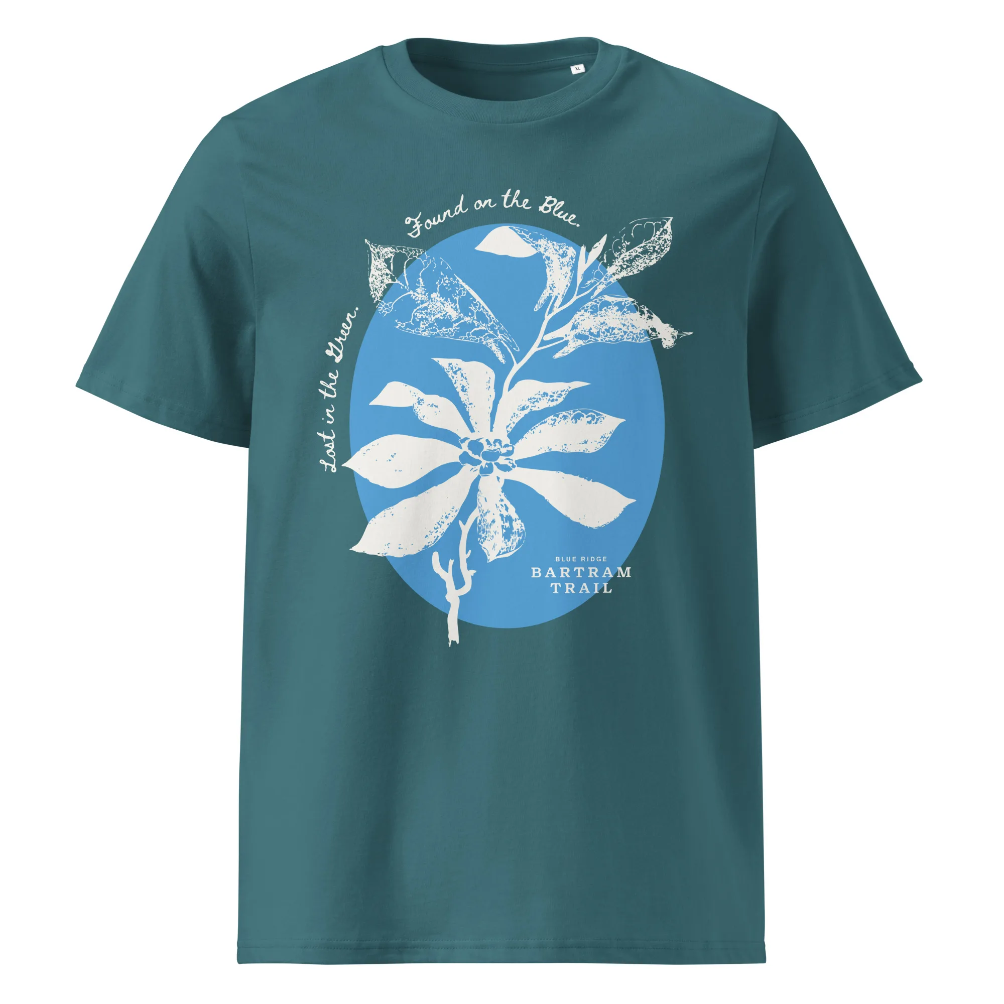 Unisex Lost in the Green organic ribbed neck t-shirt - Image 2