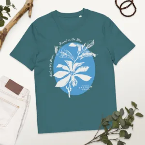 Unisex Lost in the Green organic ribbed neck t-shirt