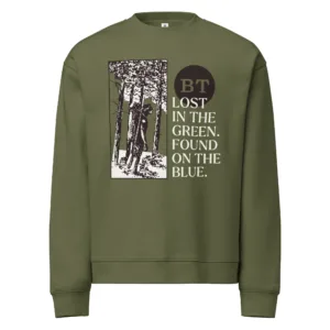 Hiker relax crew neck sweatshirt