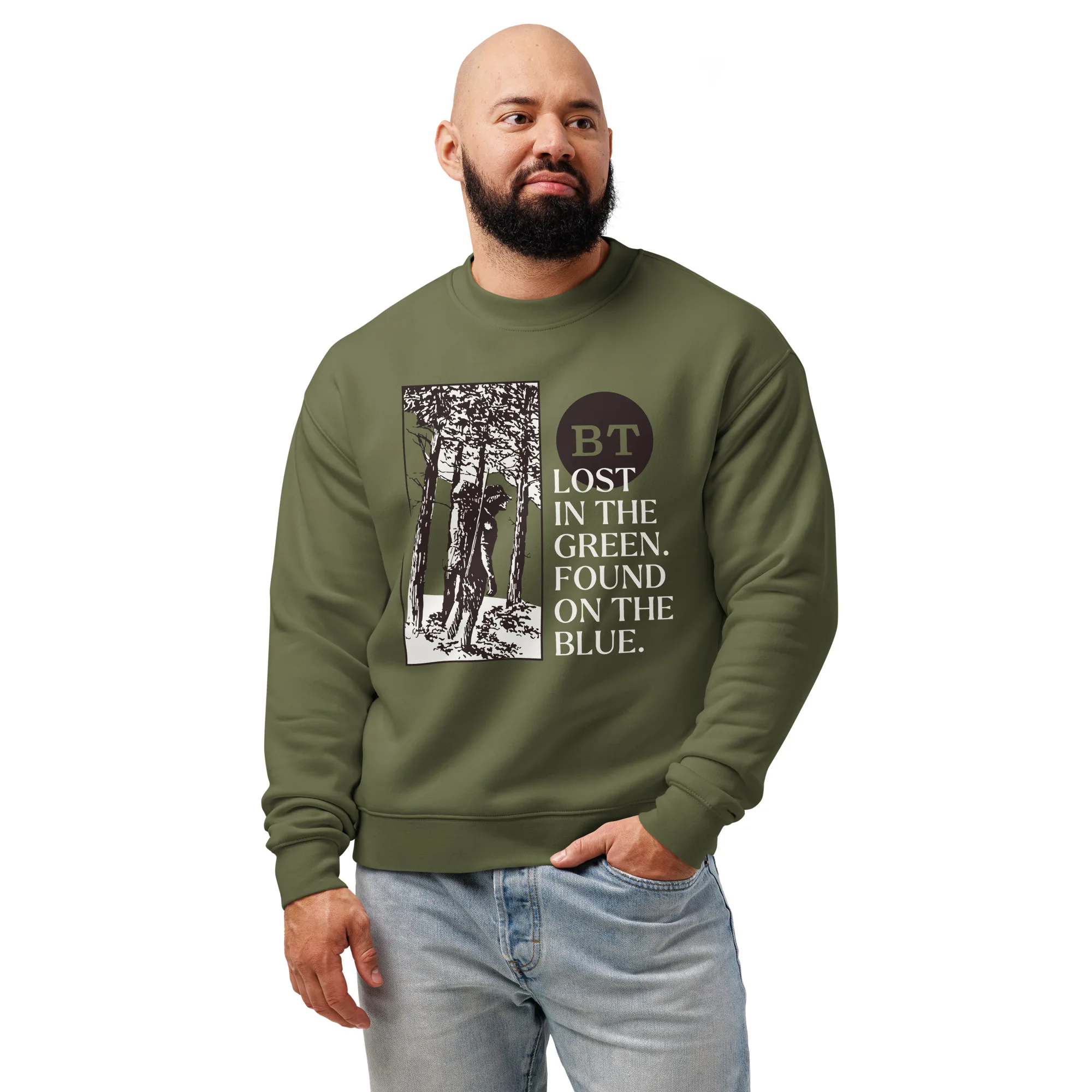 Hiker relax crew neck sweatshirt - Image 5