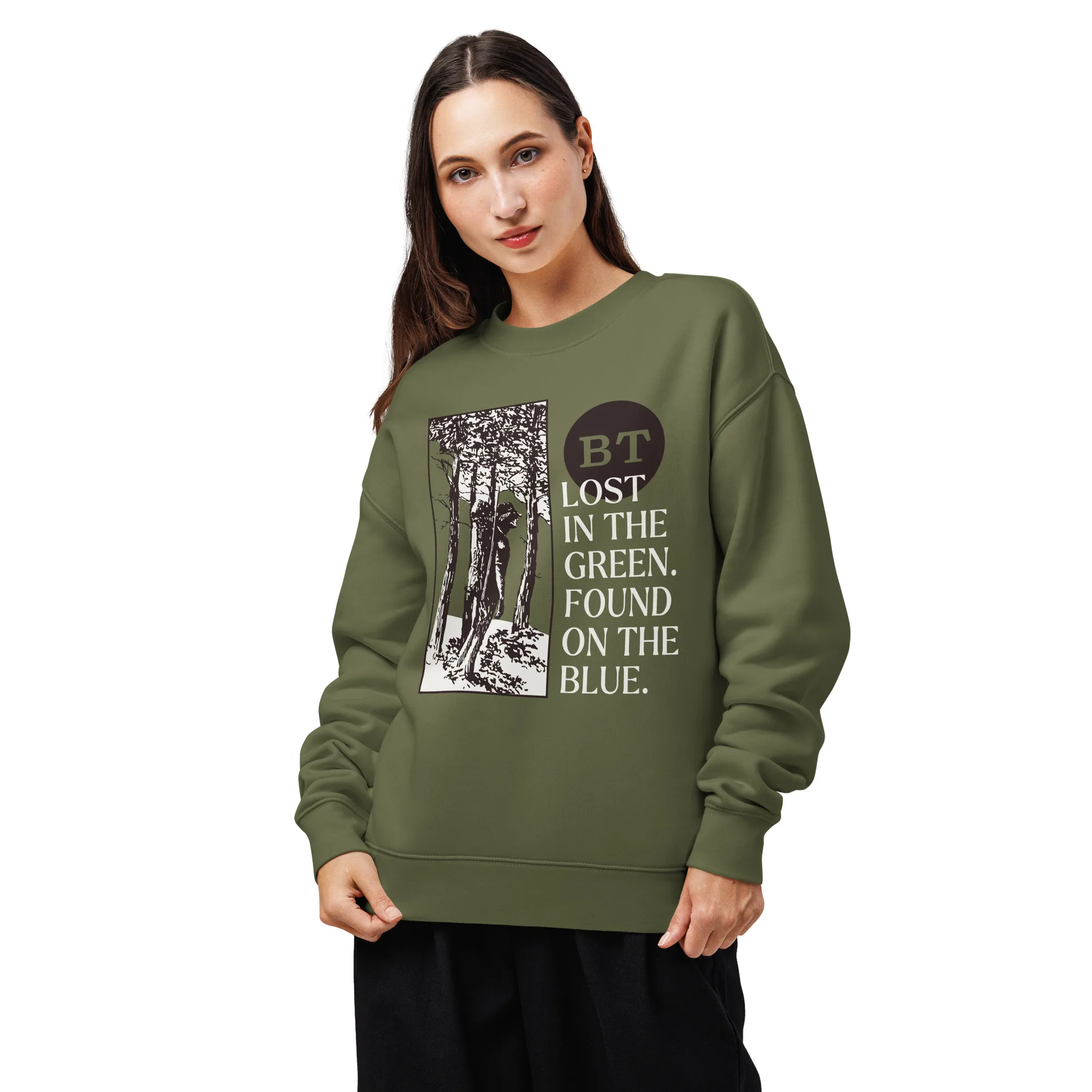 Hiker relax crew neck sweatshirt - Image 6