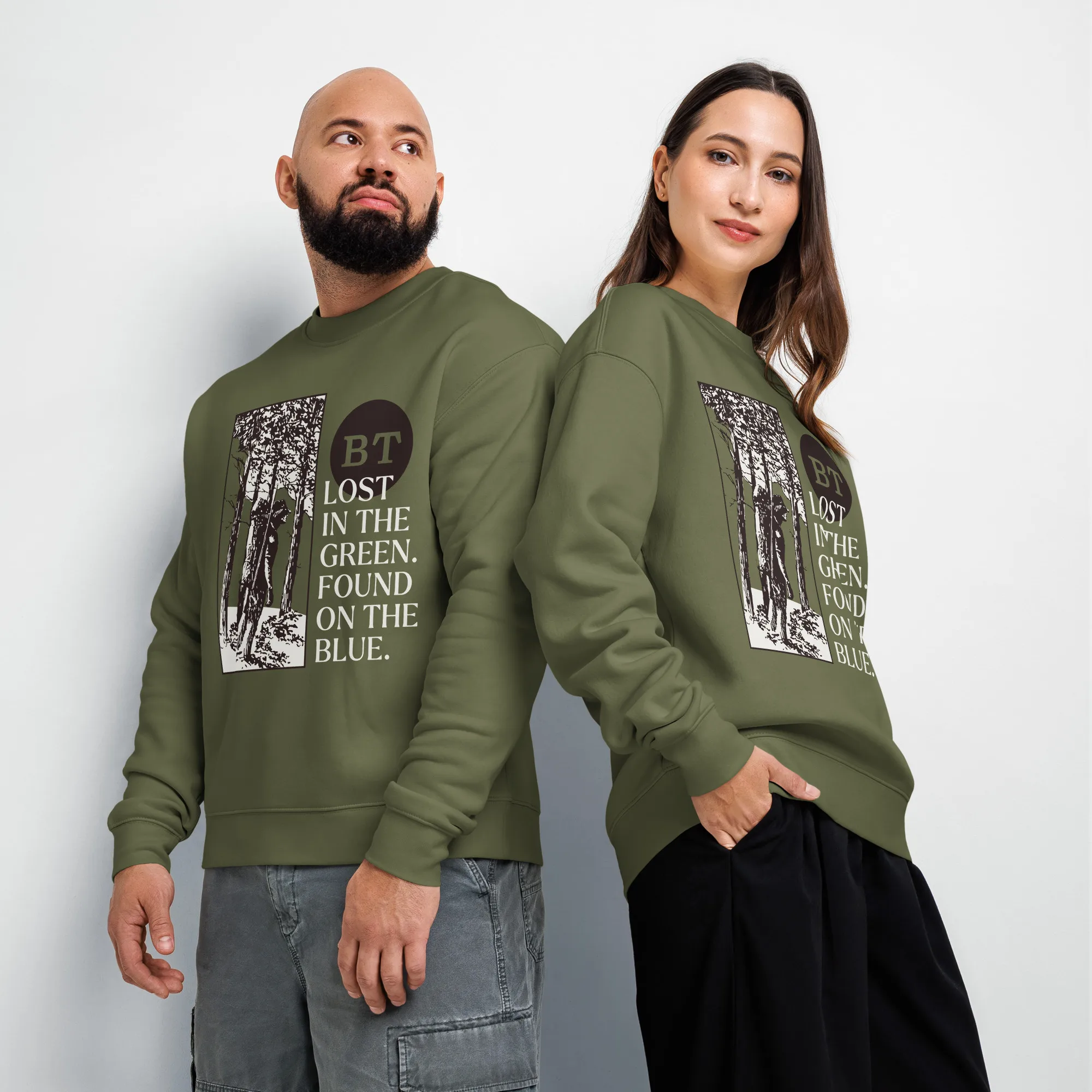 Hiker relax crew neck sweatshirt - Image 7