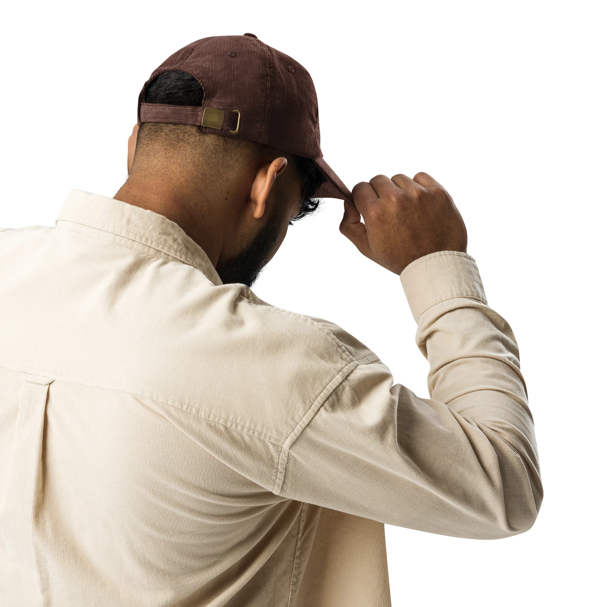 "Touch Grass" Vintage corduroy cap - Image 5